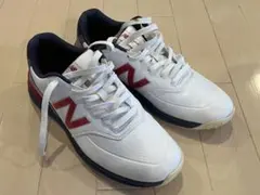 New Balance ゴルフシューズ ホワイト/レッド/ネイビー