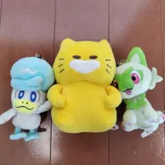 ぬいぐるみ3体セット ストラップ付き