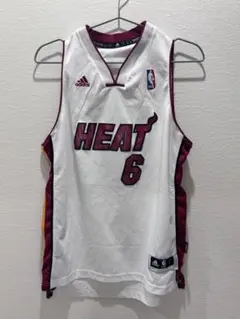 マイアミヒート　レブロンジェームズ　ゲームシャツLサイズ