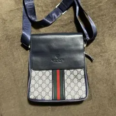 GUCCI ショルダーバック ネイビー