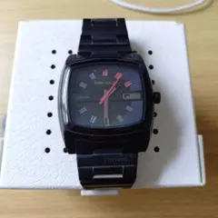 DIESEL ブラック 腕時計 スクエア