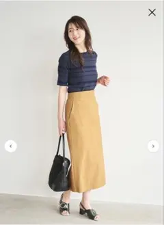 LOUNIE ルーニィ ハイウエストタイトスカート 40のサムネイル