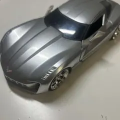 シボレー コルベット ミニカー シルバー