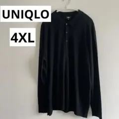 ユニクロ★UNIQLO メンズニットポロシャツ　4XL