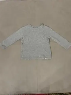 GAP 12-18mベビー 長袖カットソー グレー ポケット付き