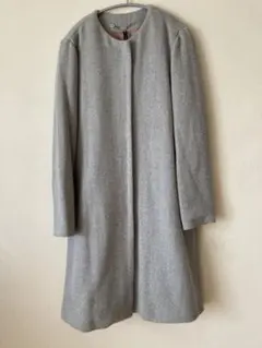 ★SALE★MANILA GRACE ノーカラーコート　イタリア製　　超美品