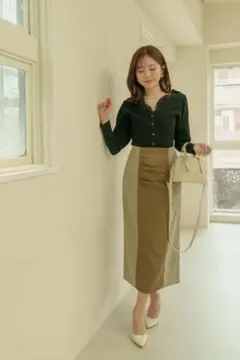 メゾンエシェル　ハシゴレースIラインスカート メゾンエシェル ハシゴレースIラインスカート - メルカリ