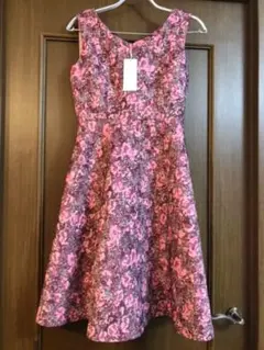 最終値下げ✴︎【新品】細見え✦プロポ ラメジャガードドレスワンピース