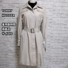 【極美品】トミーヒルフィガー トレンチコート ベルト付 ライトベージュ Sのサムネイル