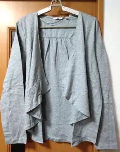 ユニクロ UVカットストールカーディガン(長袖) 03Gray XL