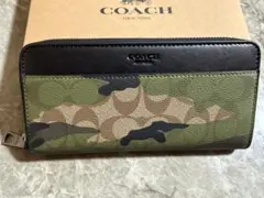 COACH 迷彩柄 長財布