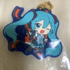 初音ミク　ガチャ　ガンダム　ラバー　キーホルダー