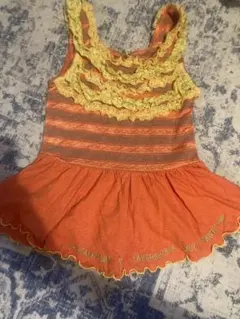 バックアレイ★キャミ　フリル　チュニック　130cmのサムネイル