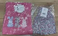 【新品未使用タグ付】SLAP SLIP 夏服90上下セットのサムネイル