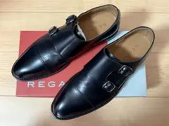 REGAL ゴアテックス ダブルモンクストラップ 26cm ブラック 黒