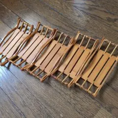 竹製おしぼりトレイ 5枚セット