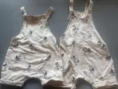 H&M ミッキーマウス オーバーオール