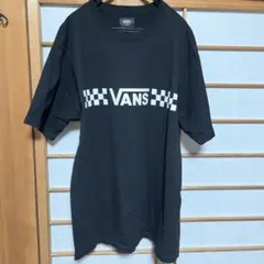 VANS チェッカーボード ロゴ Tシャツ ブラック XLのサムネイル