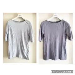 ユニクロ XLサイズ カットソー Tシャツ 2枚セット