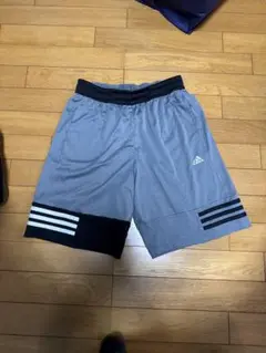 adidas ハーフパンツ S グレー・ブラック