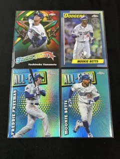 topps chrome 2025　山本由伸　ベッツ　フリーマン　ドジャース
