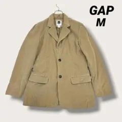 OLD GAP コーデュロイ テーラードジャケット M ベージュ 総裏地 2B