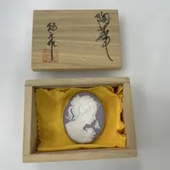 【未使用品】陶華 カメオ ブローチ