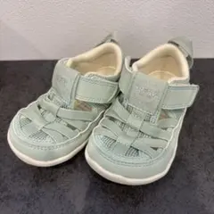 新品未使用 イフミー サンダル 13.5cm ミントグリーン