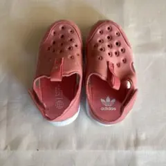 adidas ピンク サンダル ベルクロ