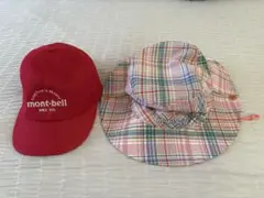 mont-bell キッズ用メッシュキャップ＆ハット 2点セットのサムネイル