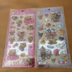 サンリオ ドロップジェリーシール キティ 日焼けキティ 2点