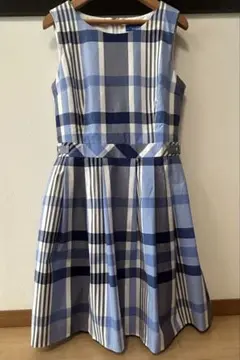 BURBERRY BLUELABEL ノースリーブチェックワンピース 38サイズ - メルカリ