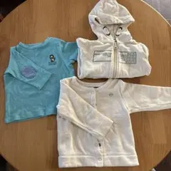 80サイズ　長袖3点セット