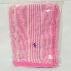 Ralph Lauren キングスウッドストライプガーゼ　バスタオル　ピンク