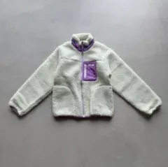 FILA フィラ キッズ ボアフリースジャケット オフホワイト (y228)