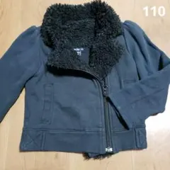 babyGAP　ライダース　黒カジュアルジャケット　110