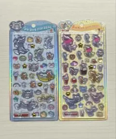 【トムとジェリー】国内正規品　うるちゅるポップシール 2点セット