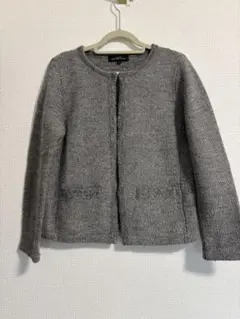 green label relaxing ノーカラーカーディガン