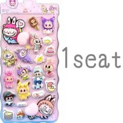 1枚/数量限定価格★ラブブLABUBUぷくぷくシールステッカー立体