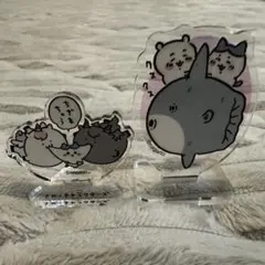 ちいかわ　ナガノ展　アクリルスタンド　ハチワレ＆ユニコーン＆バイコーン　+おまけ