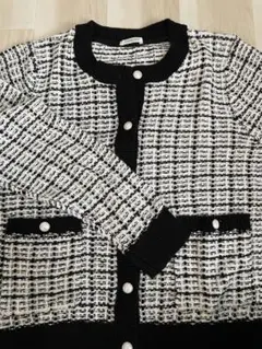 GLACIER チェック柄 カーディガン Lサイズ