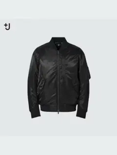 UNIQLO +j ハイブリッドダウンオーバーサイズMA-1ブルゾン