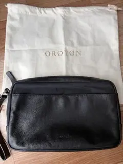 OROTON セカンドバッグ クラッチバッグ ブラック