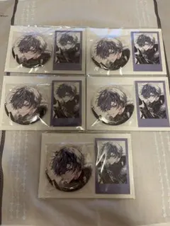 にじさんじ 小柳ロウ 誕生日 グッズ 2025 箔押し缶バッジ チェキ風カード
