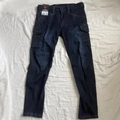 新品未使用☆タグ付き☆EVENRIVER/ストレッチ/デニムワークパンツLLのサムネイル
