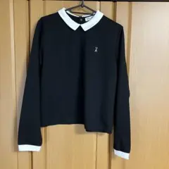 165cmpom ponette juniorＬＬ長袖カットソー ブラック