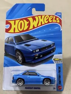 【美品】【1点のみ】ホットウィール　Maserati Shamal ブルー