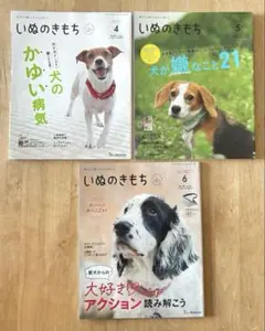 いぬのきもち 3点 2024年4月5月6月号　本誌のみのサムネイル