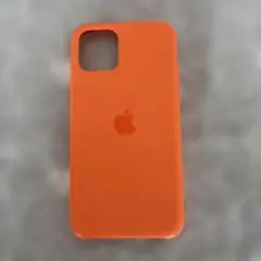 iPhone11pro apple純正シリコンケース オレンジ