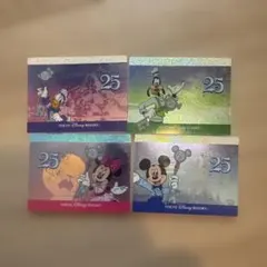 東京ディズニーリゾート　ディズニーランド25周年　ミニメモ　メモ帳　ミッキーのサムネイル